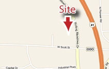 Rolling Meadows Shopping Center Map