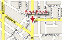 Bent Block Location Map