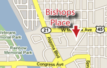 Bishops Place Location Map