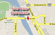 River Place location Map